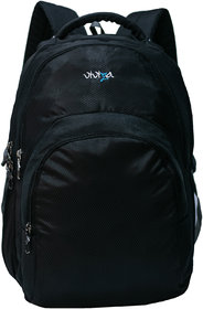 Viviza School Bags College Backpack for Boys and Girls 28L Bag Pack Black