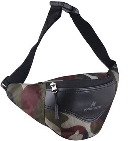 pocket bazar Military Color Waist Bag Waist Bag  (Multicolor)