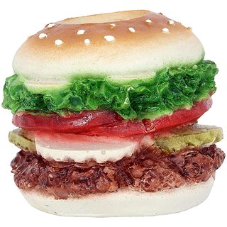                       Burger Shaped Paper Weight cum Pen Stand - Office/Home Stationery for Kids and Adults                                              