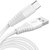 UBON WR-267 Type-C 1m Cable 2.4A Super Fast Charging/Data Transfer Compatible with All Type-C (White)