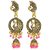 Gautam Combo of Trendy Gold plated Hoop Earrings Jewellery for Women and Girls set of 3 Pair (C,O,I)