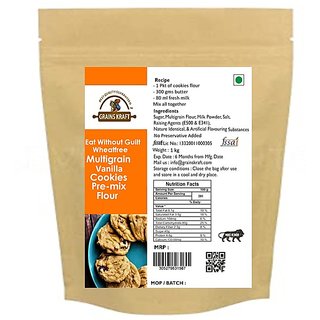 Wheat free  multigrain vanilla cookies pre mix