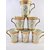 Ceramio fine bone china tea/coffee cups - Golden print with red patta