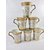 Ceramio fine bone china tea/coffee cups - Golden print with red patta