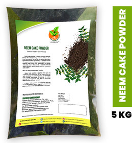 UNIGROW  NEEM CAKE POWDER (5Kg Pack) ,Natural Pesticides, totally free of chemicals