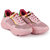 Fausto Women's Pink Sports & Outdoor Lace Up Running Shoes