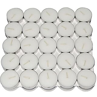 Arham White Tea Light Candle-Set Of 50