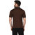 Clothinkhub Brown Printed Polo Tshirt for Men