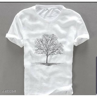 Buy Odoky Men Black Round Neck T-Shirt 
