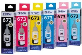 Original Epson Ink Bottles All Colours Set Of 6 For Epson L800