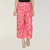 Fabclub Women Rayon Striped Free Size Palazzo (Pink)