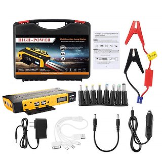 Auto Addict Car 12V Multi Function Jump Starter Kit Booster Mobile Phone Laptop Battery Charger For Maruti Suzuki Alto