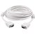 JAMUS 15 Pin 5 MTR Male to Male VGA Cable (White)