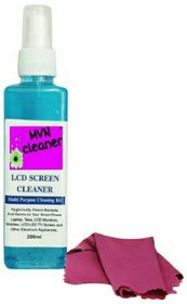 MVN CLEANER LCD Screen Cleaner Spray Liquid 200 ML Clean Flat/Normal Screen LED TV, LCD, Laptop, Mobile, Gaming Tablet,