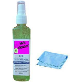                       MVN Cleaner Screen Cleaner Spray LCD Cleaner Gel 200 Ml Clean Flat/Normal Screen, Led Tv, LCD, Gaming Tablet, Mobile, Di                                              