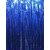 ARHAM Blue Metallic Tinsel Foil Fringe Curtains for Decorations (Set of 3) - 3 X 6 ft 10 inches