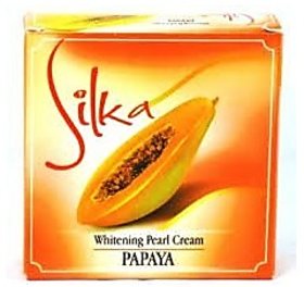 Silka Whitening Pearl Cream Papaya 6g Night Cream