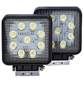 Autosmart 27W powerful fog light LED bar with 9 LED bulbs each having 3W power output (set of 2)
