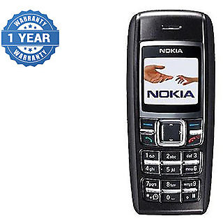 refurbished nokia 1600 black 1 year warranty bazaar warranty