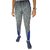 VANTAR Men's Grey  Navy Blue Printed Jogger