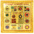 KESAR ZEMS Shree Sampurna Vyapar Vriddhi Yantra On Foil Paper With Fame For  Wall Hanging (23 x 23 x 0.1 cm)Golden