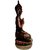 AreanaCraft Meditating Lord Buddha Wooden Dust Idol