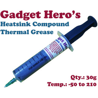 Gadget Hero's 30g Thermal Grease Paste Heat Sink Compound for CPU  Chipsets.