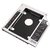 JAMUS SATA Optical Bay 2nd Hard Drive Caddy, Universal for 9.5mm CD/DVD Drive Slot (for SSD and HDD)