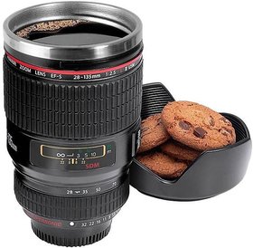 Camera Lens Shaped Tea/ Coffee Mug for Hiking  Camping
