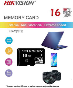 Hikvision Micro SD Card 16 GB with 7 years warranty