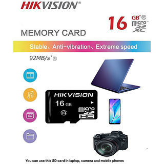 Hikvision Micro SD Card 16 GB with 7 years warranty