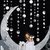 Hippity Hop Mirror Silver Party Decoration Circle Dot Star Garland Banner Bright Paper