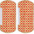 E-Retailer Polyester Fridge Handle Cover Set Of 2 Pieces (Color- Golden, Size : 6x12 Inches)