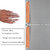 E-Retailer Polyester Fridge Handle Cover Set Of 2 Pieces (Color- Golden, Size : 6x12 Inches)