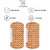E-Retailer Polyester Fridge Handle Cover Set Of 2 Pieces (Color- Golden, Size : 6x12 Inches)