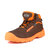 Blackburn Orange Lace-up Leather Safety Shoes