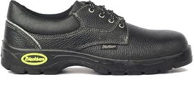 Blackburn Black Lace-up Leather Safety Shoes