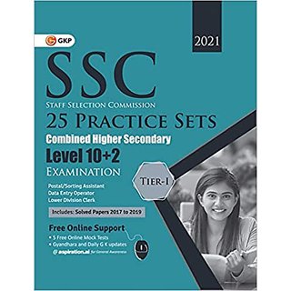 SSC 2020 - Combined Higher Secondary (10+2) Level Tier I - 25 Practice Sets