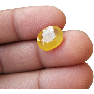 Buy Ceylon Sapphire 4 Ratti Pukhraj Stone IGL Ceritified Yellow Sapphire Online 1500 from ShopClues