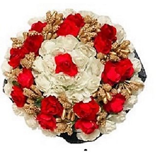 Buy New Artificial flower Full Juda Bun Hair Flower Gajra for Wedding  (available in multi designs and colors) Online @ ₹209 from ShopClues