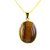 Raviour Lifestyle Tiger Eye Gemstone Pendant Locket in Panchdhatu Stone Pendant