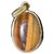 Raviour Lifestyle Tiger Eye Gemstone Pendant Locket in Panchdhatu Stone Pendant
