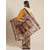Meia Yellow And Maroon Floral Printed Mysore Silk Saree