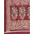 Meia Pink And Brown  Floral Printed Mysore Silk Saree