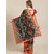 Meia Orange Printed Saree