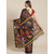 Meia Black Animal Printed Saree