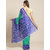 Meia Green And Blue Bandhej  Print Saree