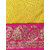 Meia Yellow And Pink Embellished Saree