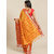 Meia Mustard And Red Embellished Saree
