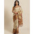 Meia Cream And Maroon Embllished Saree